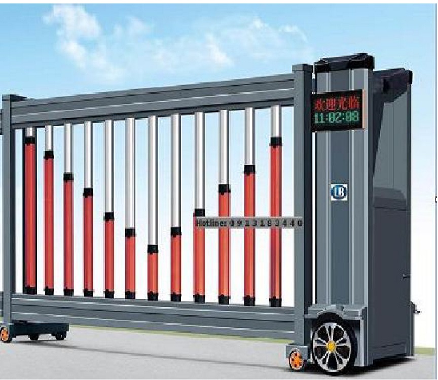 Cổng xếp trượt tự động LBT81